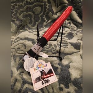 Build A Bear Star Wars Red Plush Lightsaber (w/ sound + light) NWT